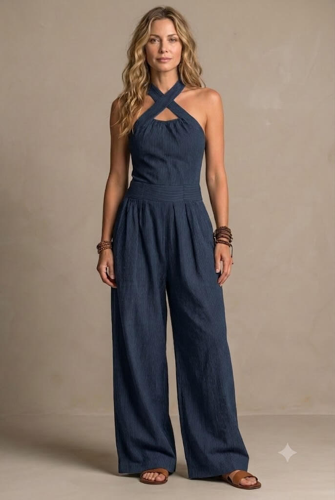 Ariana | Mono Elegante Escote Cruzado