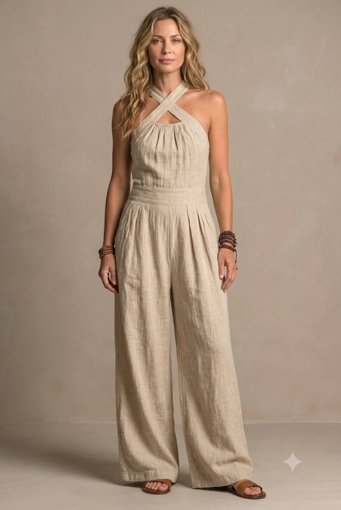 Ariana | Mono Elegante Escote Cruzado