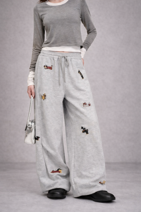 Amalia - Pantalones bordados Pup Barrel 🐾