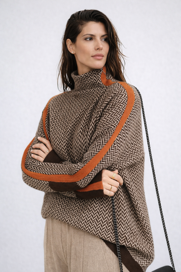 Carla™ | Jersey Cálido de Cuello Alto