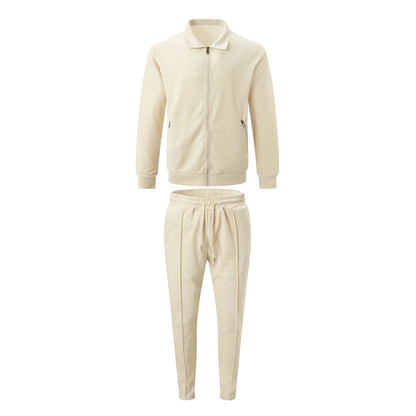 Chaqueta Cardigan de Corte Slim + Pantalón