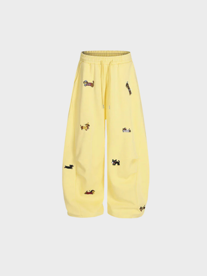 Amalia - Pantalones bordados Pup Barrel 🐾