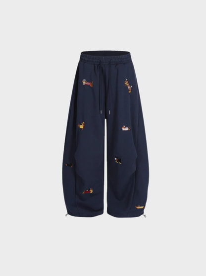 Amalia - Pantalones bordados Pup Barrel 🐾
